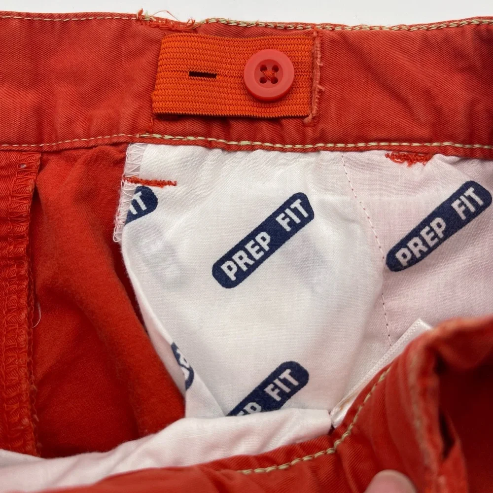 Gymboree Boys Vibrant Orange Flat Front Shorts Size 7